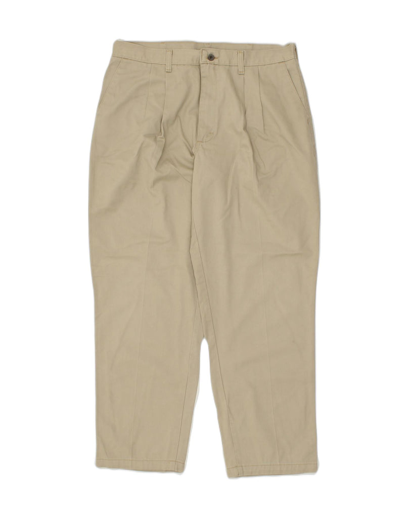 LEE Mens Pegged Casual Trousers W36 L29 Beige Cotton | Vintage Lee | Thrift | Second-Hand Lee | Used Clothing | Messina Hembry 