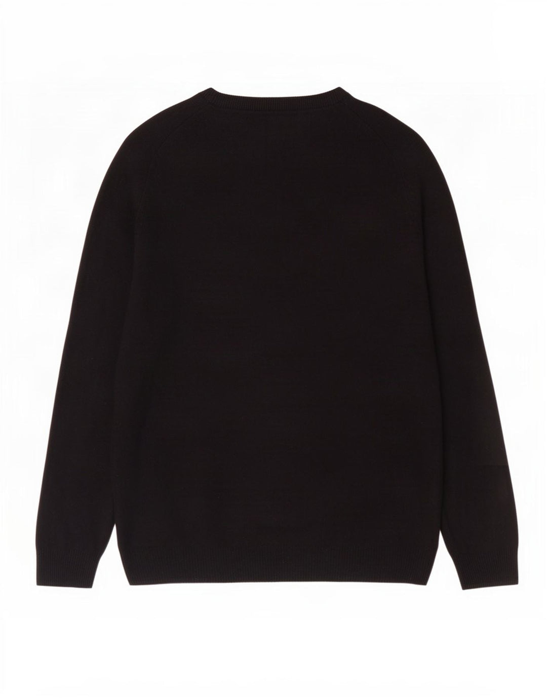Marks & Spencer Mens Regular Fit Boat Neck Jumper Sweater Large Black Wool