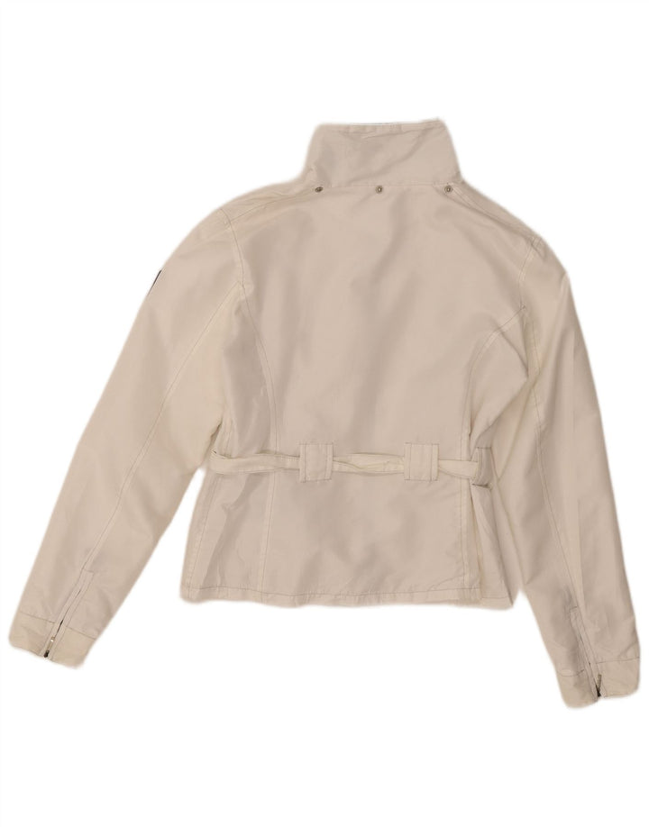 REFRIGIWEAR Womens Rain Jacket UK 16 Large White Polyamide