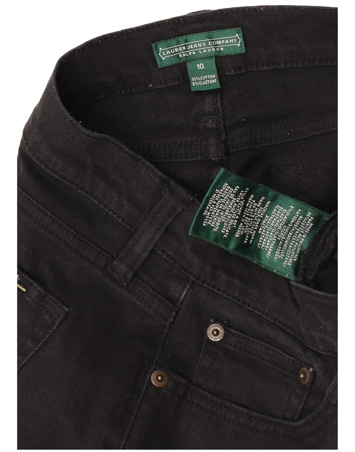 Ralph Lauren Womens Slim Jeans US 10 Large W32 L30 Black Cotton