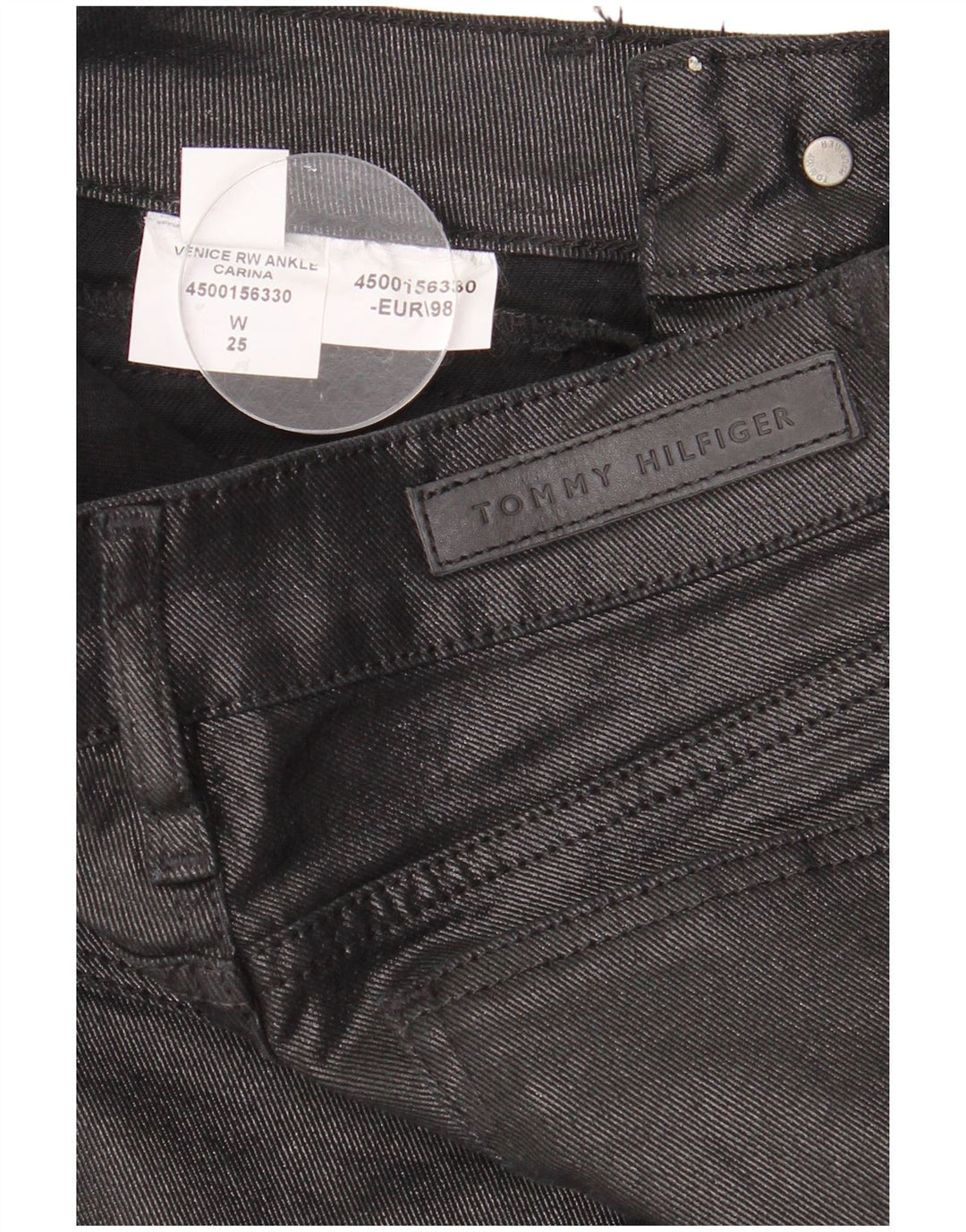Tommy Hilfiger Womens Skinny Jeans W25 L26 Black