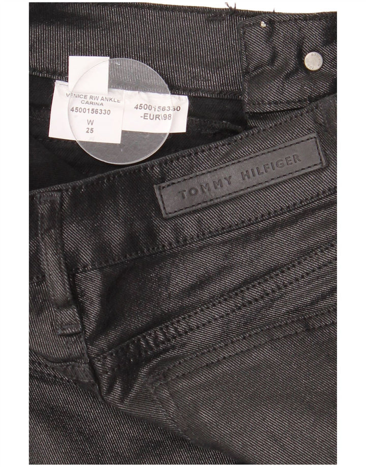 Tommy Hilfiger Womens Skinny Jeans W25 L26 Black