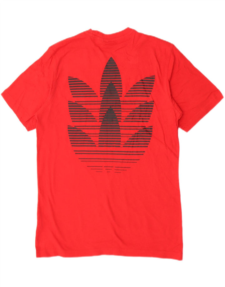 Adidas Mens Graphic T-Shirt Top Medium Red