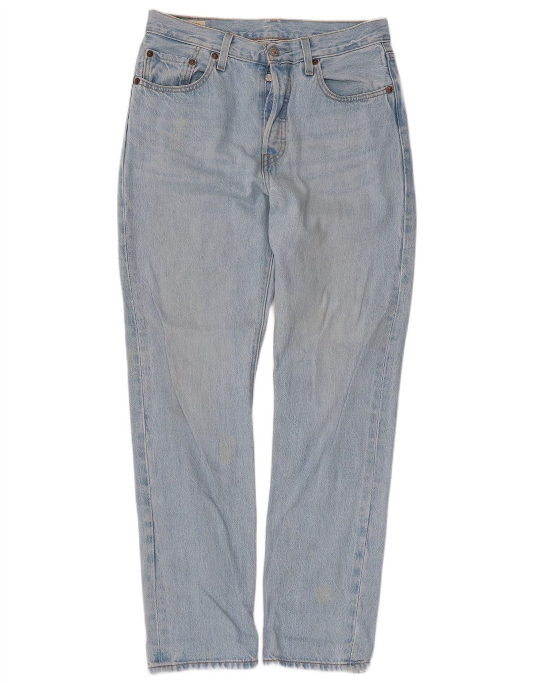 Levi's Mens 501 Straight Jeans W28 L30 Blue Cotton