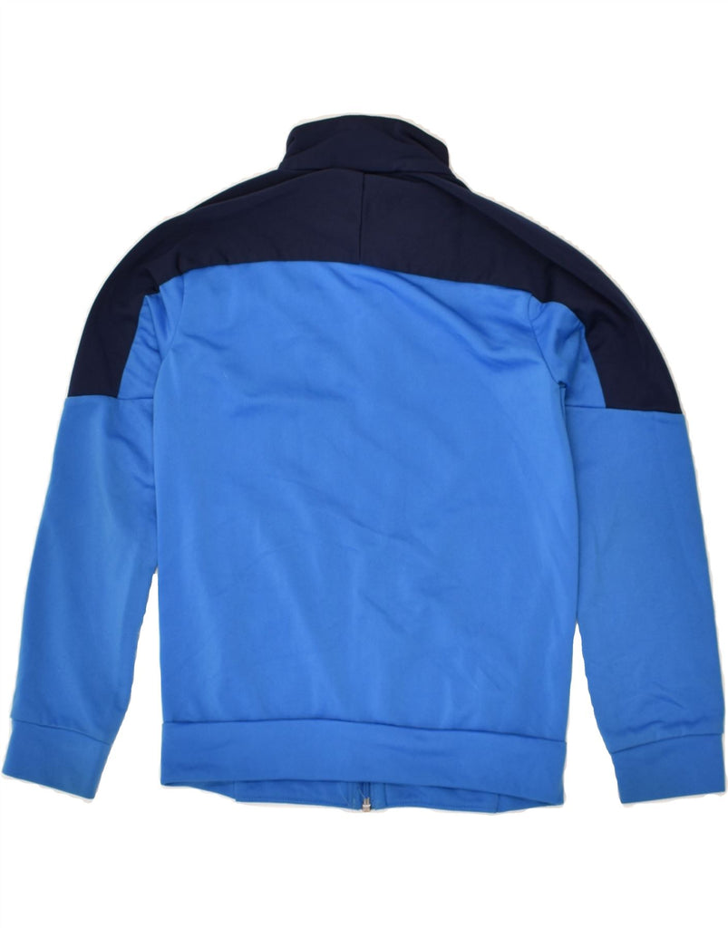 PUMA Boys Tracksuit Top Jacket 9-10 Years Blue Colourblock Polyester | Vintage Puma | Thrift | Second-Hand Puma | Used Clothing | Messina Hembry 