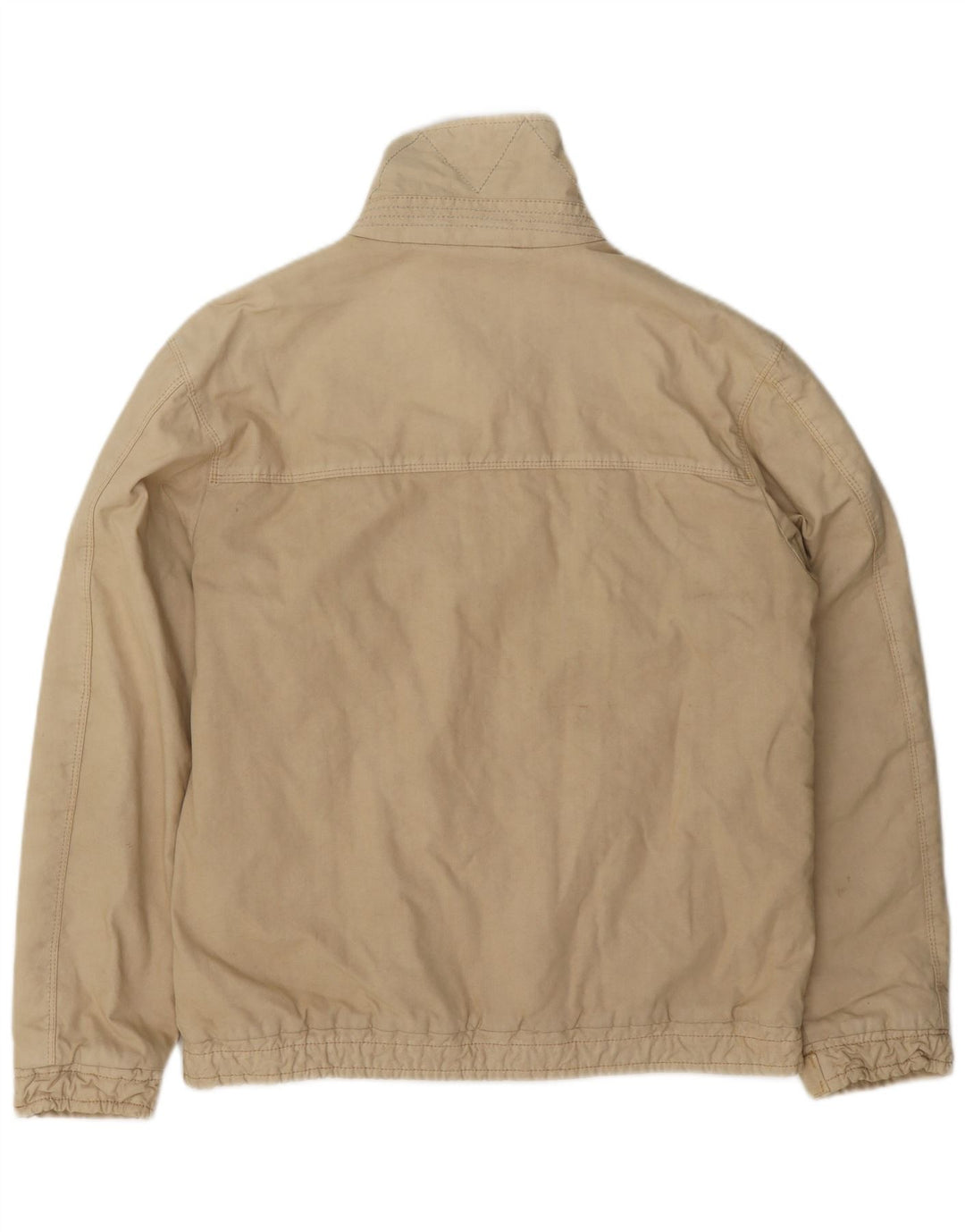 Murphy & Nye Mens Regular Fit Utility Jacket UK 38 Medium Beige Cotton