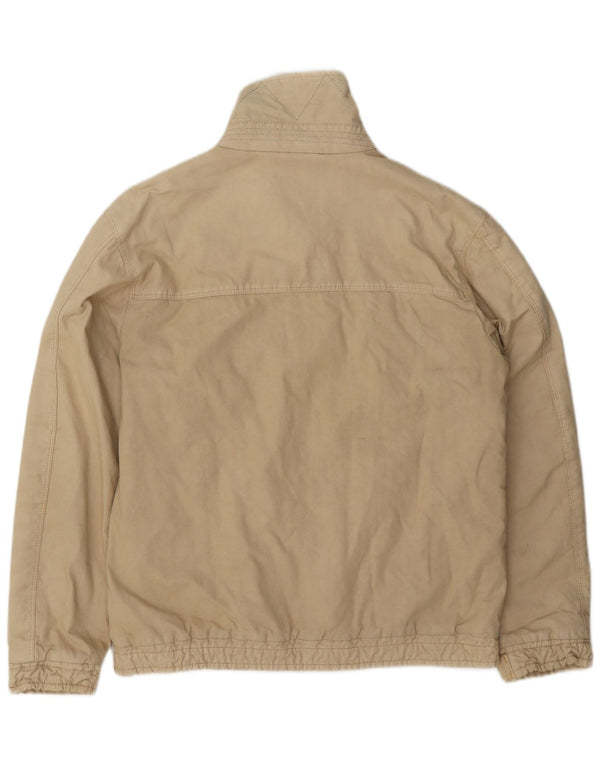 Murphy & Nye Mens Regular Fit Utility Jacket UK 38 Medium Beige Cotton