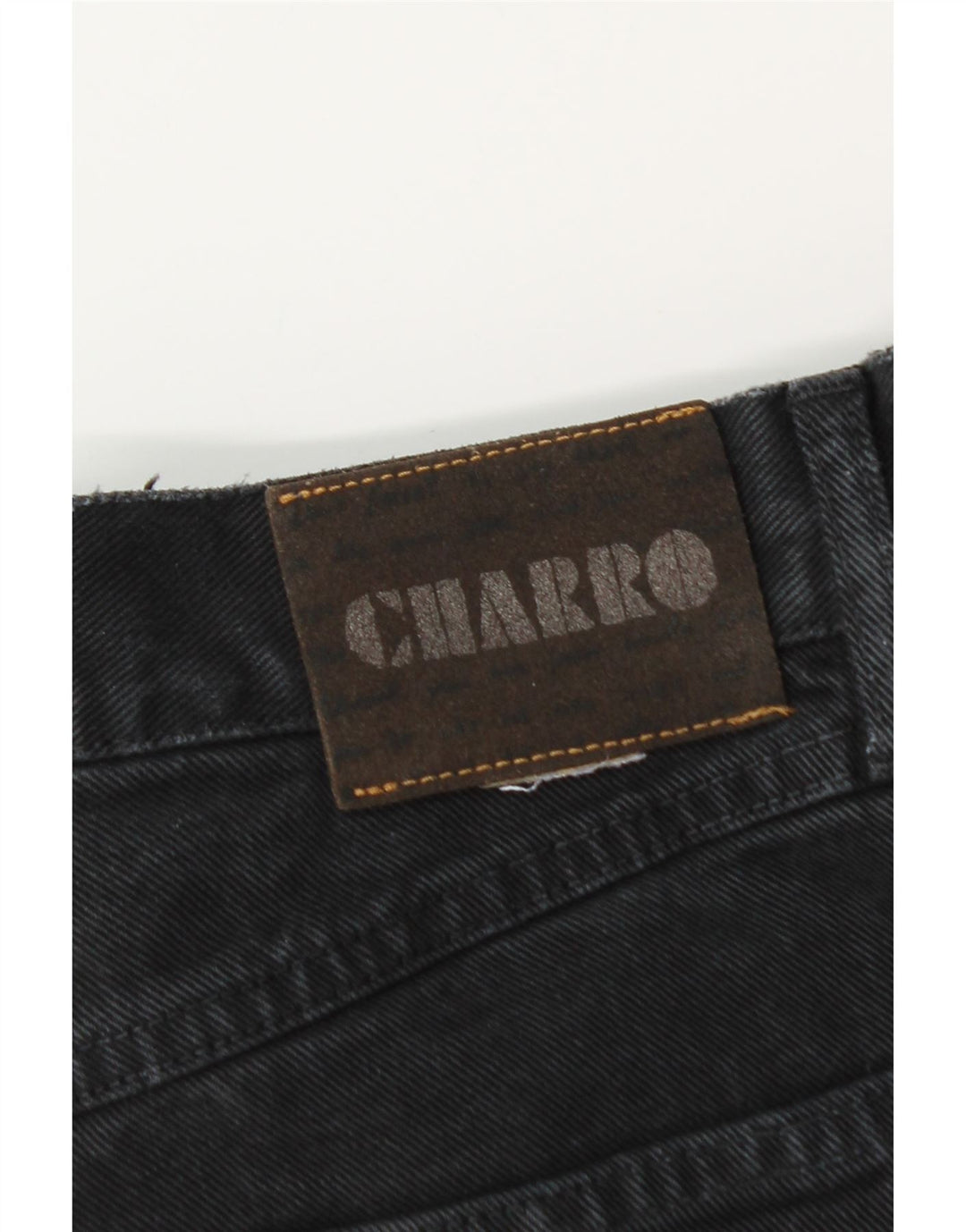 CHARRO Womens Tapered Jeans Size 32 W32 L32 Black Cotton