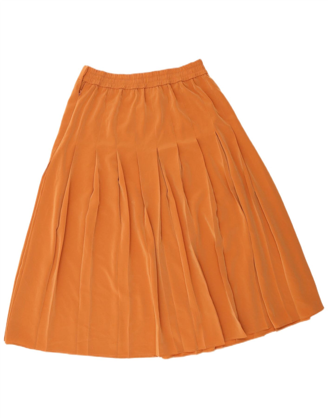 Jacques Vert Womens Pleated Skirt UK 16 Large W34  Brown Polyester