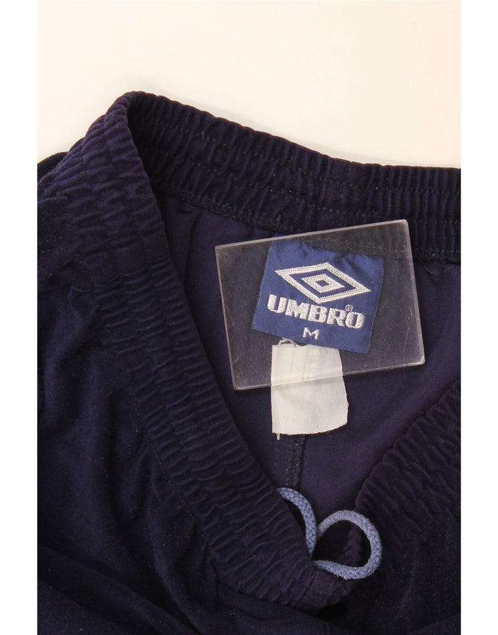 UMBRO Mens Velour Tracksuit Trousers Joggers Medium  Navy Blue
