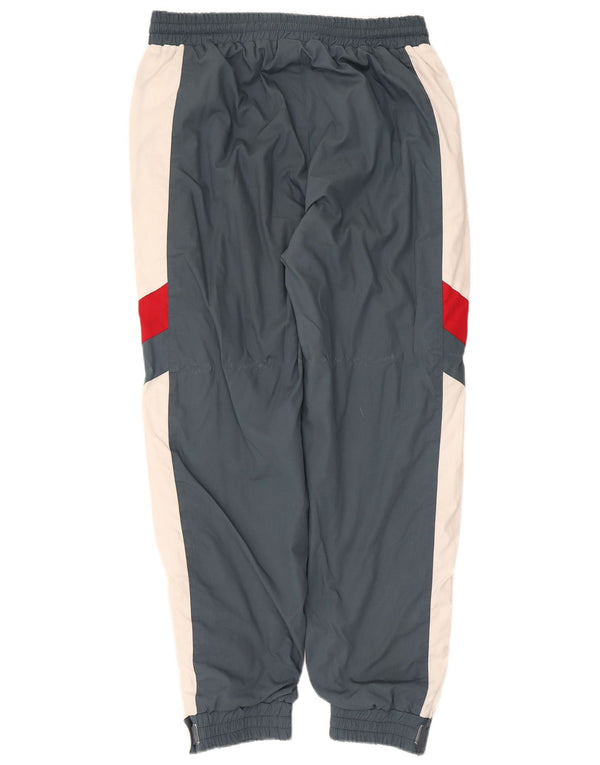 Reusch Mens Graphic Tracksuit Trousers Joggers Small Grey Colourblock