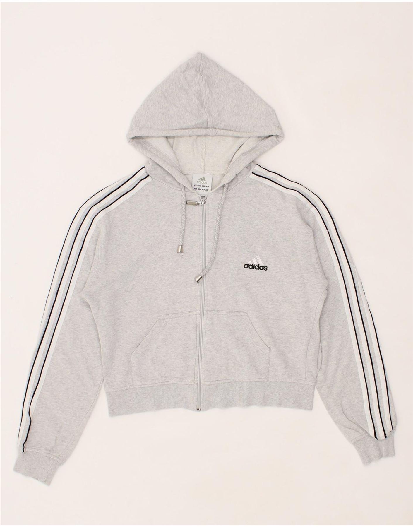 Sweat à capuche zippé surdimensionné pour femme ADIDAS UK 10 Small