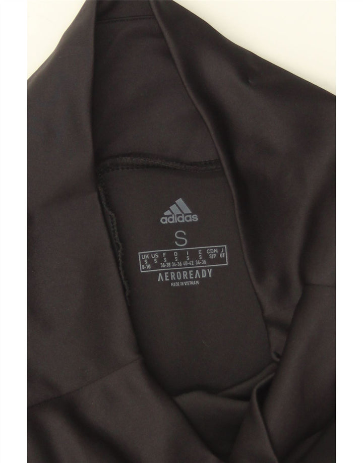 Adidas Womens Aeroready Leggings UK 8/10 Small  Black Polyester