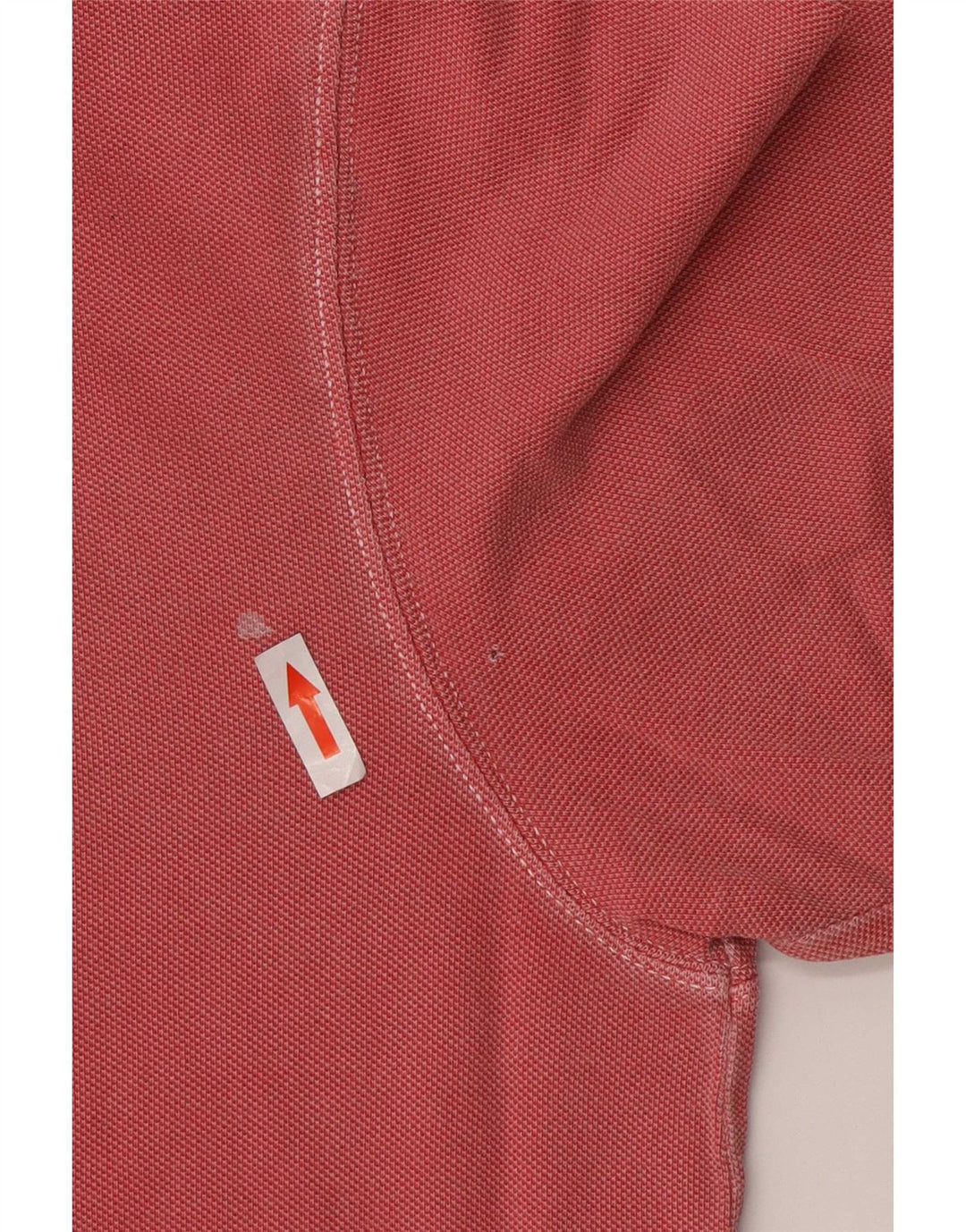 Tommy Hilfiger Mens Polo Shirt Large Red Cotton