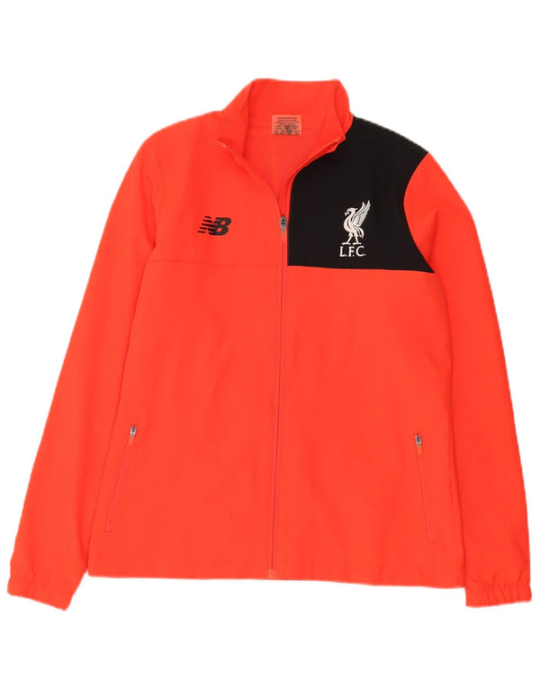 New Balance Boys Liverpool Tracksuit Top Jacket 13-14 Years XL Orange