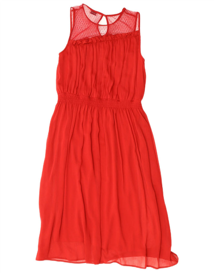 LIU JO Womens Sleeveless Maxi Dress UK 12 Medium Red