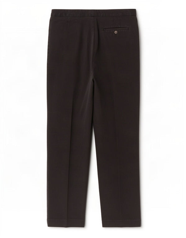 L.L.Bean Womens Tall High Waist Straight Casual Trousers W30 L30 Black