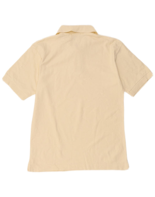 Fila Mens Polo Shirt IT 44 XS Yellow Cotton