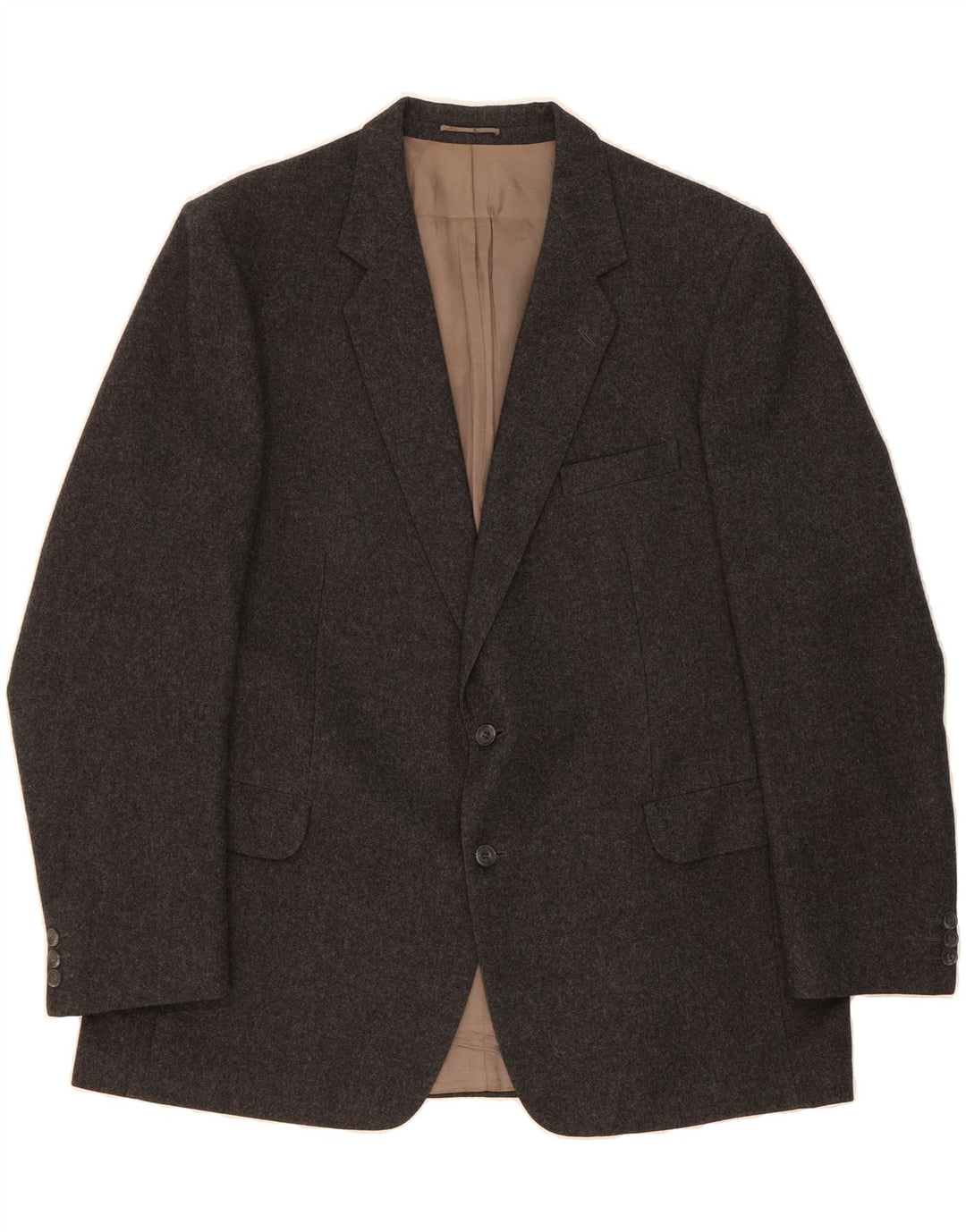 MAGEE Mens 2 Button Blazer Jacket UK 40 Large Grey Vintage Magee and Second-Hand Magee from Messina Hembry 