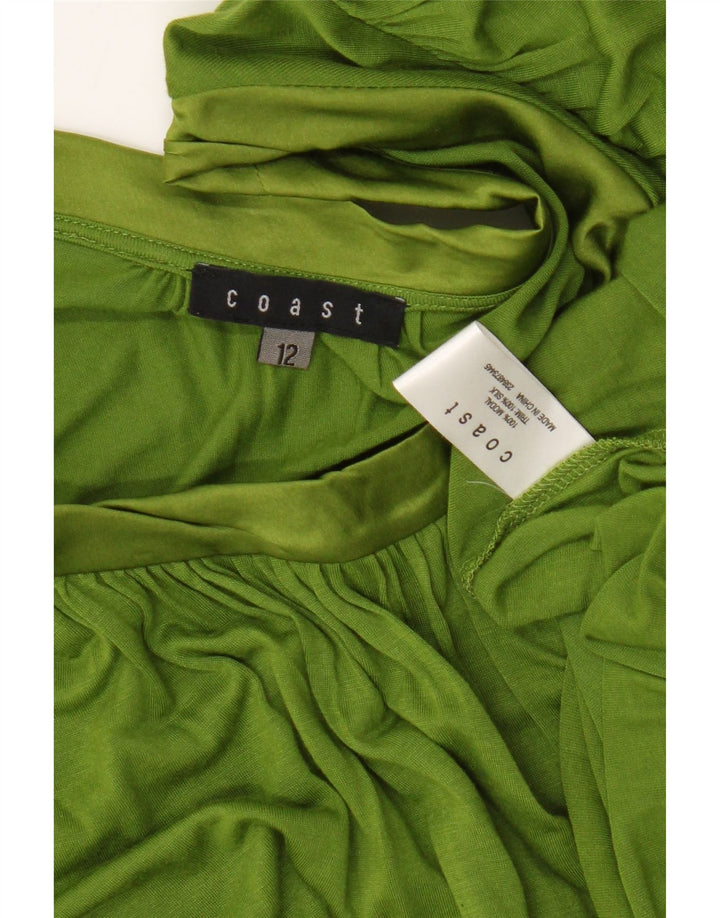 Coast Womens Blouse Top UK 12 Medium Green Modal