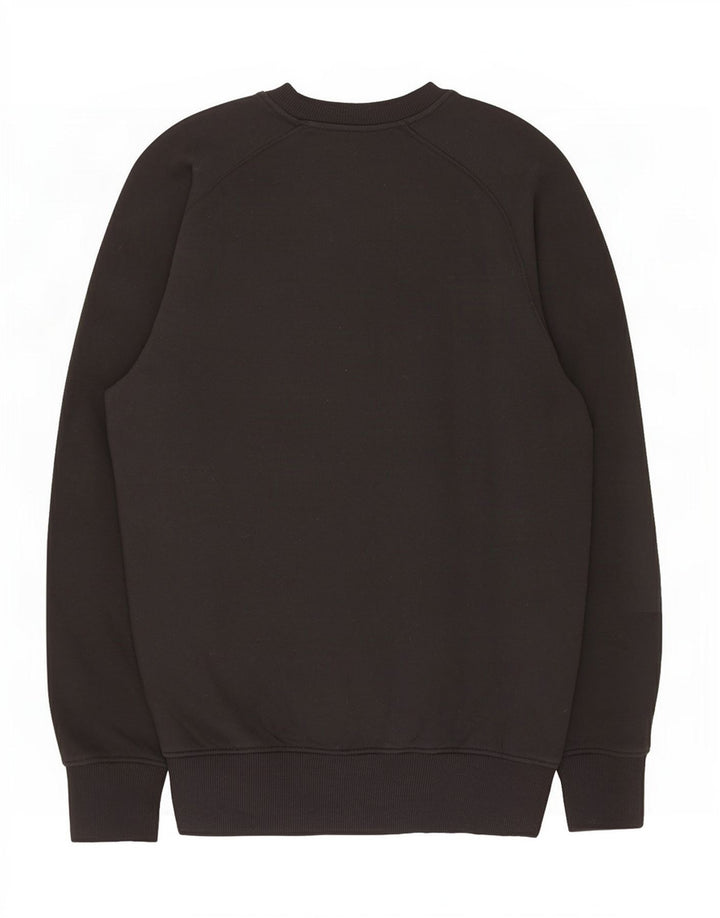 Zara Womens Oversized Sweatshirt Jumper UK 10 Small Black Cotton