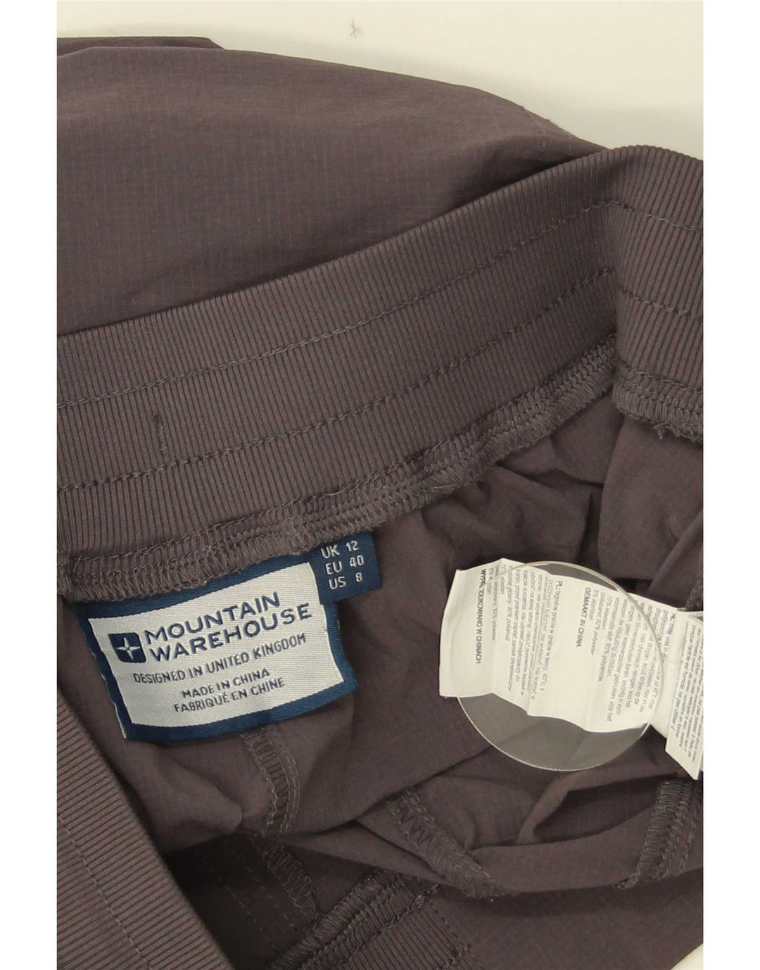 Mountain Warehouse Womens Tracksuit Trousers UK 12 Medium Grey Polyester