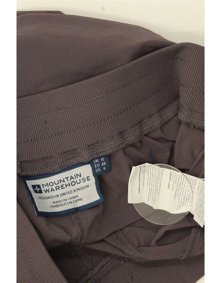 Mountain Warehouse Womens Tracksuit Trousers UK 12 Medium Grey Polyester