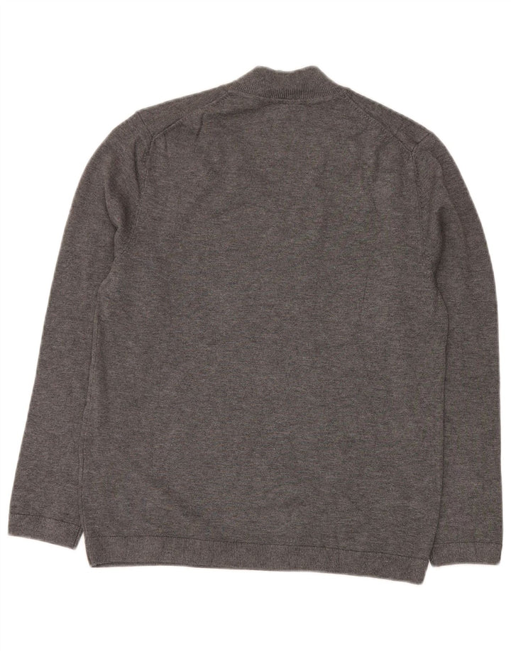 ZARA Boys Turtle Neck Jumper Sweater 13-14 Years Grey