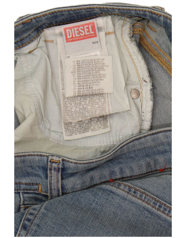 Diesel Womens Flared Jeans W29 L33 Blue Cotton