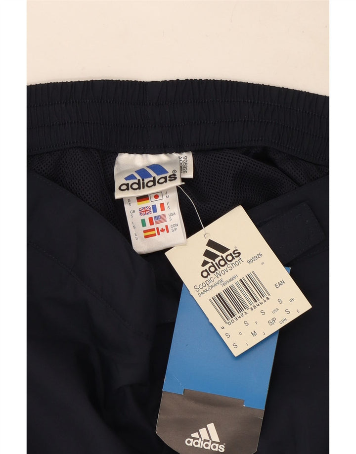 Adidas Mens Sport Shorts Small  Navy Blue Polyester