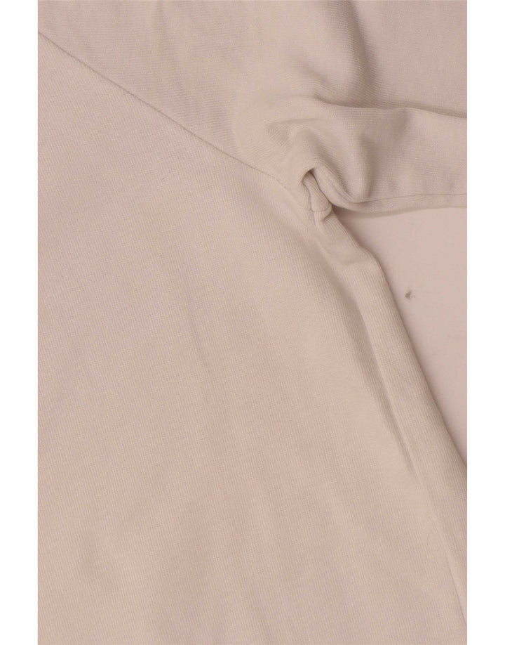 Guess Womens Graphic Sweatshirt Jumper UK 8 Small White Polyamide