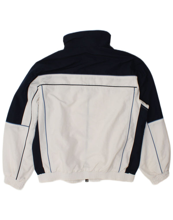 Lotto Boys Tracksuit Top Jacket 13-14 Years Large White Colourblock