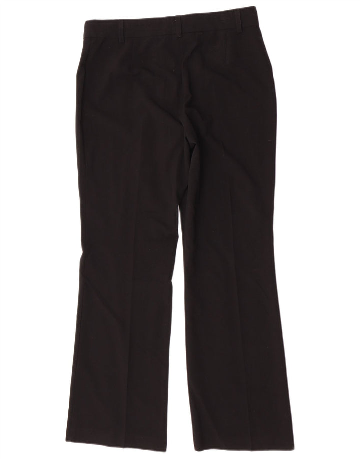Marks & Spencer Womens Bootcut Suit Trousers UK 10 Small W30 L28 Black