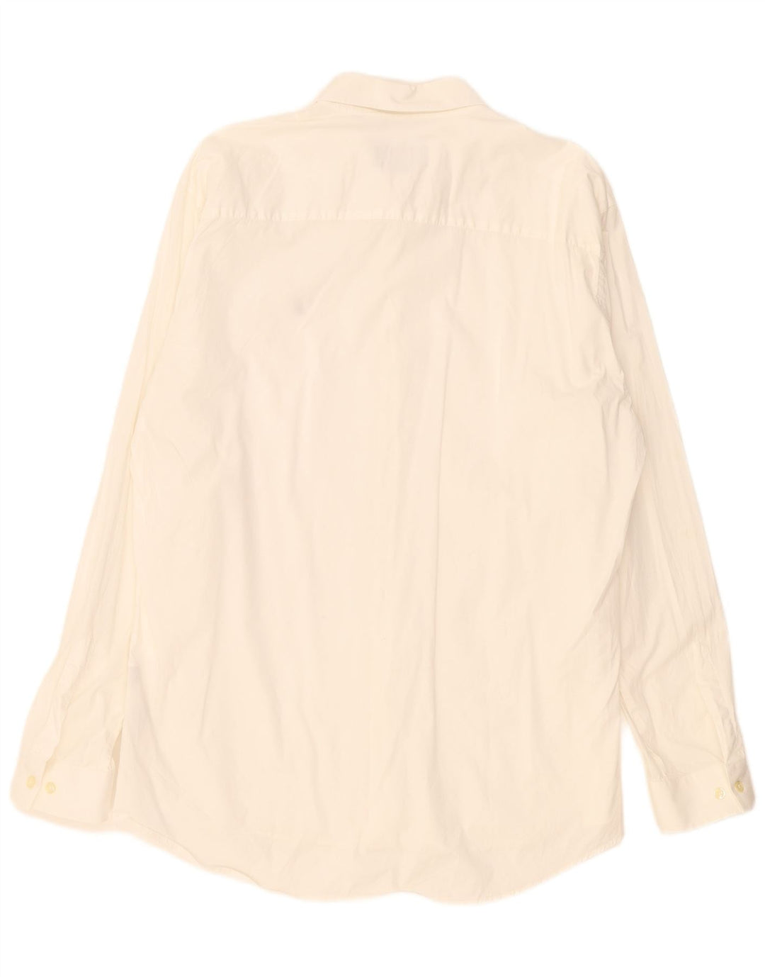 Marlboro Classics Mens Slim Fit Shirt 2XL Off White Cotton