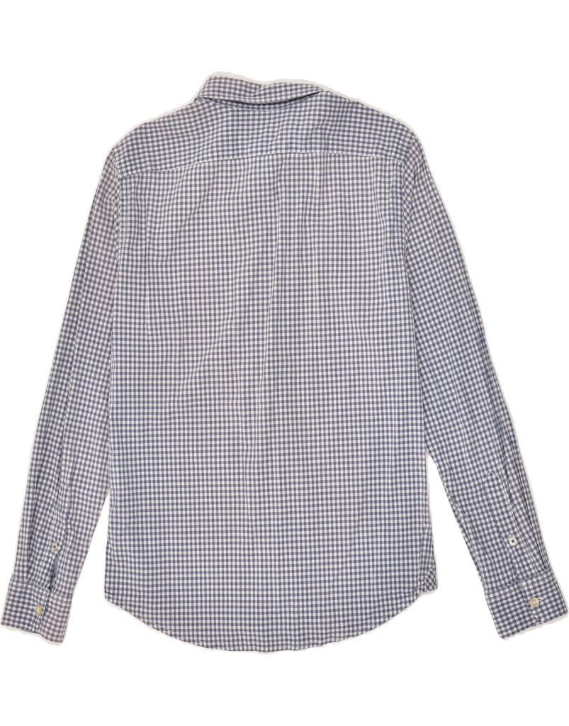 DOCKERS Mens Shirt Medium Blue Gingham Cotton | Vintage Dockers | Thrift | Second-Hand Dockers | Used Clothing | Messina Hembry 