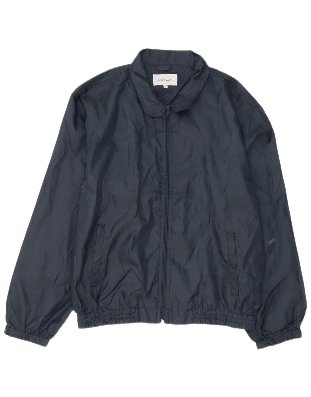 Oscar Jones Mens Bomber Jacket UK 40 Large Navy Blue