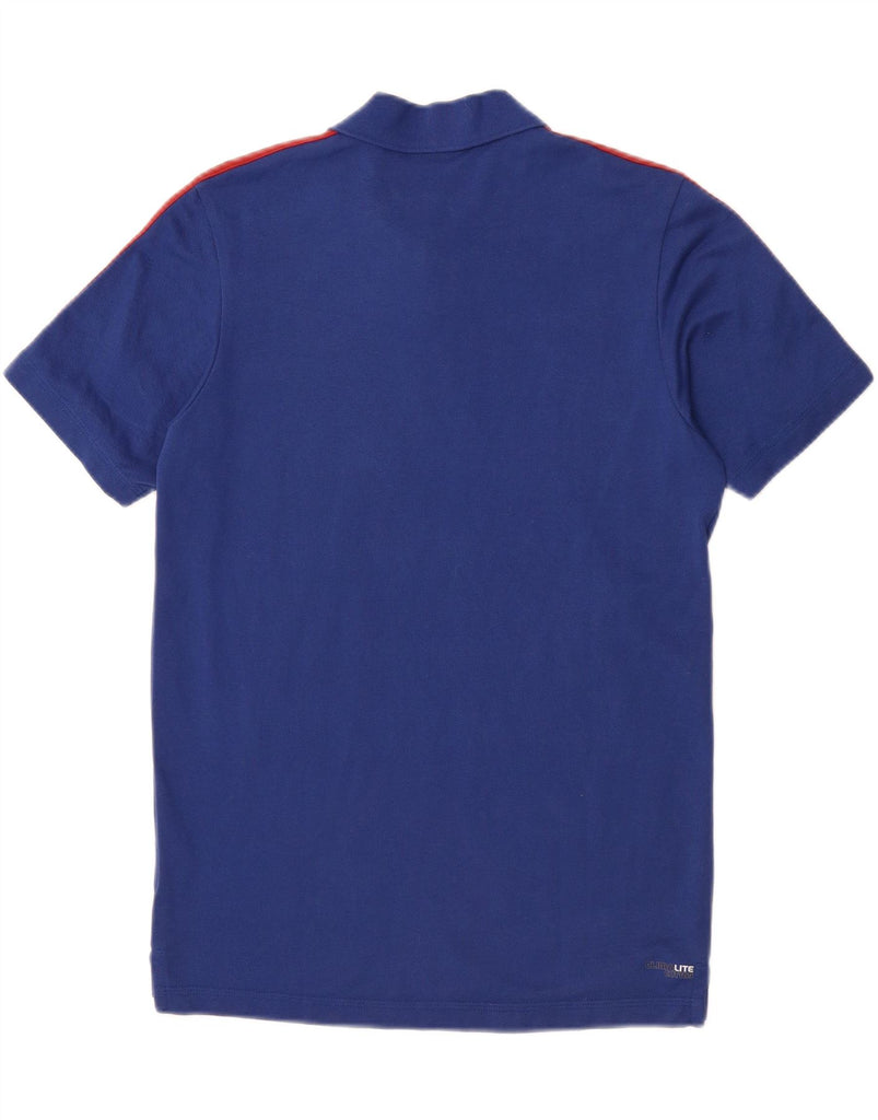 ADIDAS Mens Clima 365 Polo Shirt Small Navy Blue Vintage Adidas and Second-Hand Adidas from Messina Hembry 