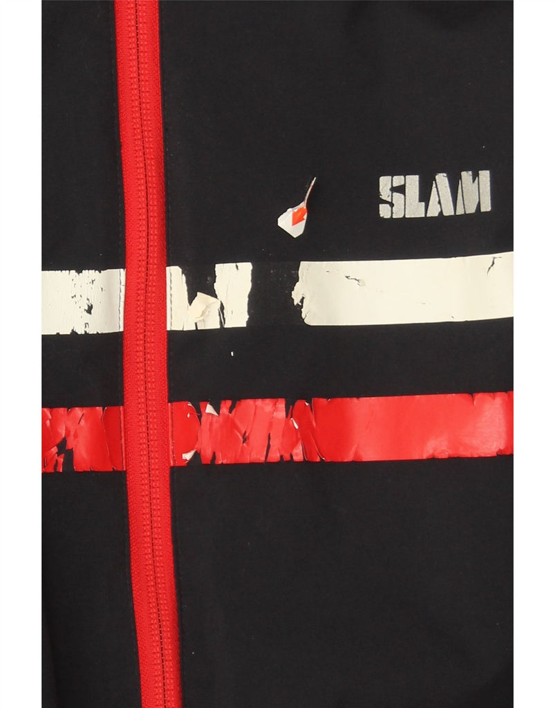 SLAM Mens Tracksuit Top Jacket XL Black Nylon Vintage Slam and Second-Hand Slam from Messina Hembry 