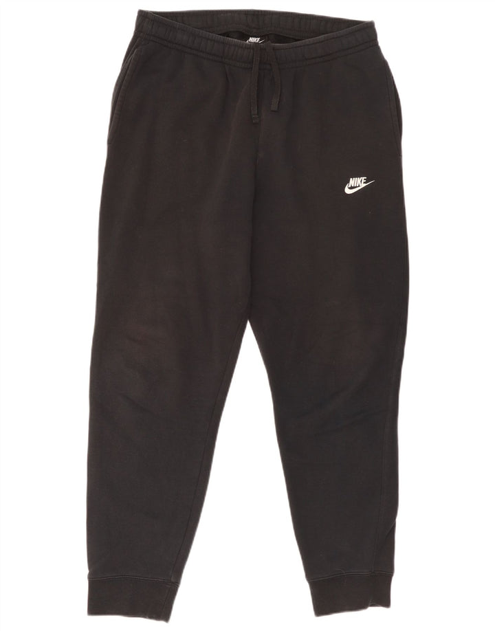 Nike Mens Tracksuit Trousers Joggers Large  Black Cotton