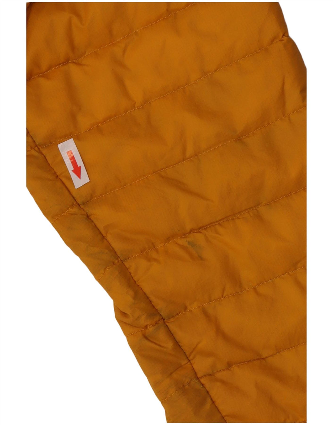 Mountain Warehouse Mens Hooded Padded Jacket UK 40 Large Yellow Nylon