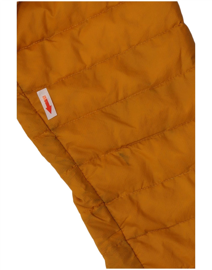Mountain Warehouse Mens Hooded Padded Jacket UK 40 Large Yellow Nylon