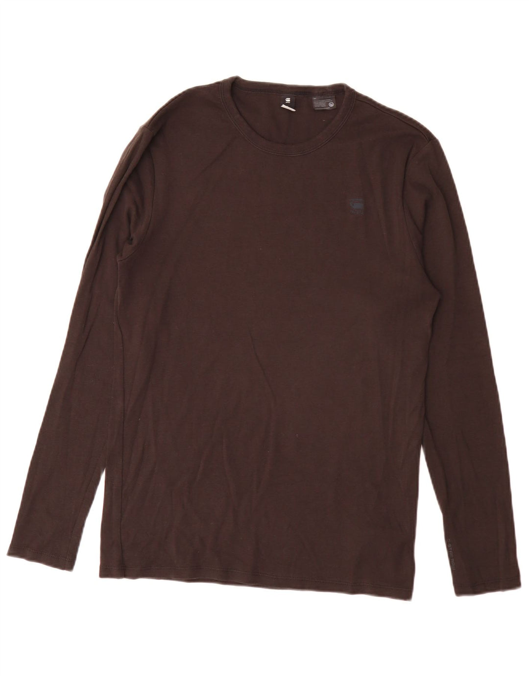 G-Star Mens Top Long Sleeve Medium Black Cotton