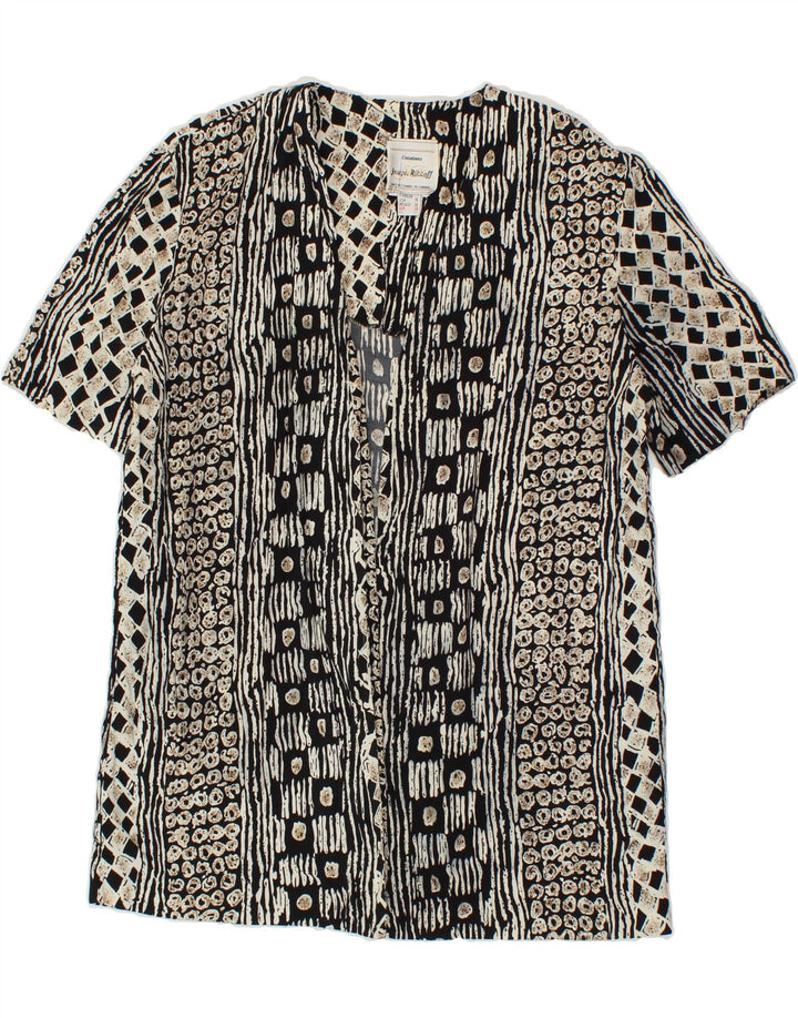 JOSEPH RIBKOFF Womens Longline Oversized Cardigan Top UK 12 Medium  Black Vintage Joseph Ribkoff and Second-Hand Joseph Ribkoff from Messina Hembry 