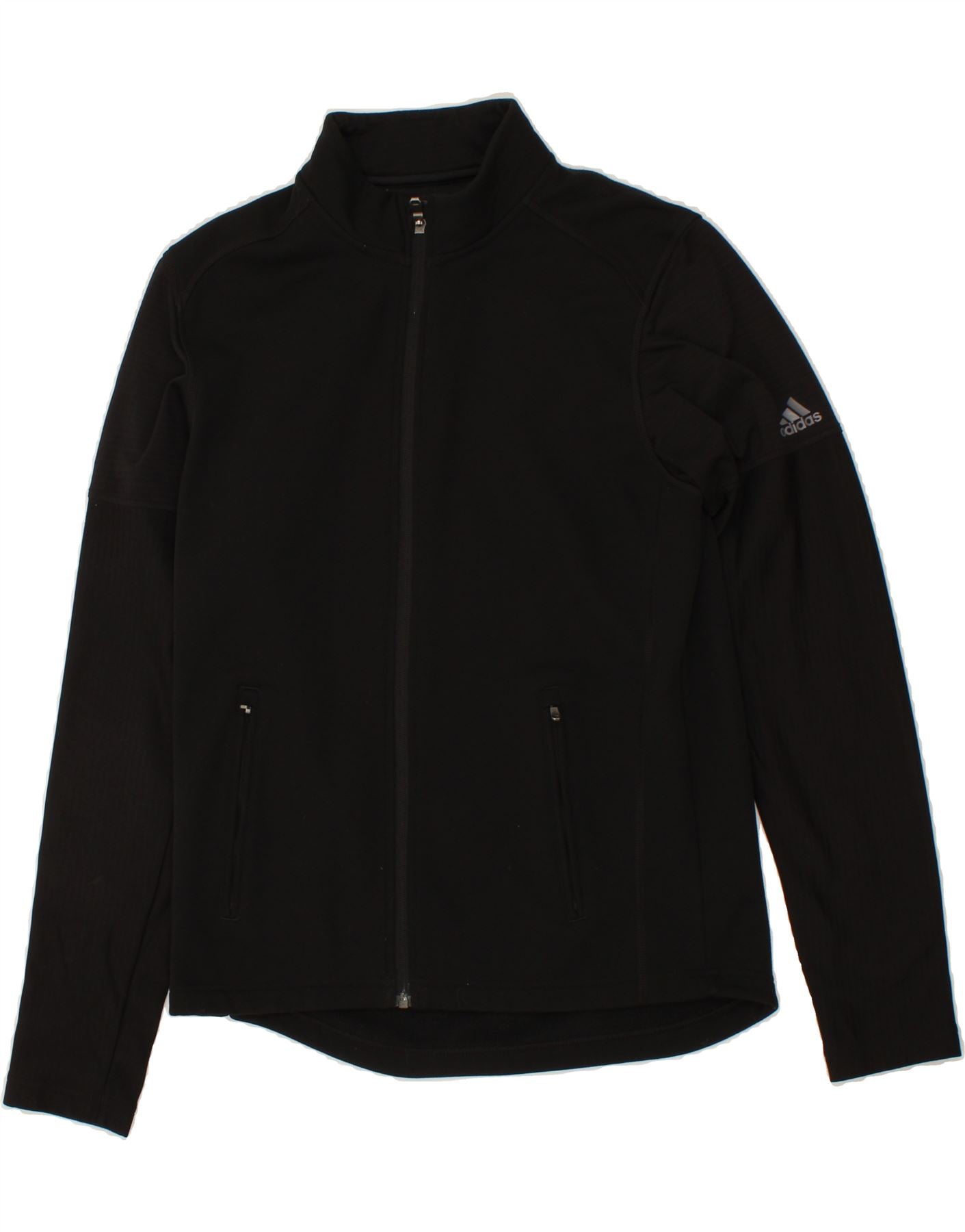 ADIDAS Mens Climawarm Tracksuit Top Jacket Small Black Polyester