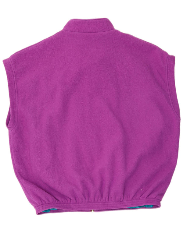 AUSTRALIAN L'ALPINA Mens Fleece Gilet IT 54 2XL Purple