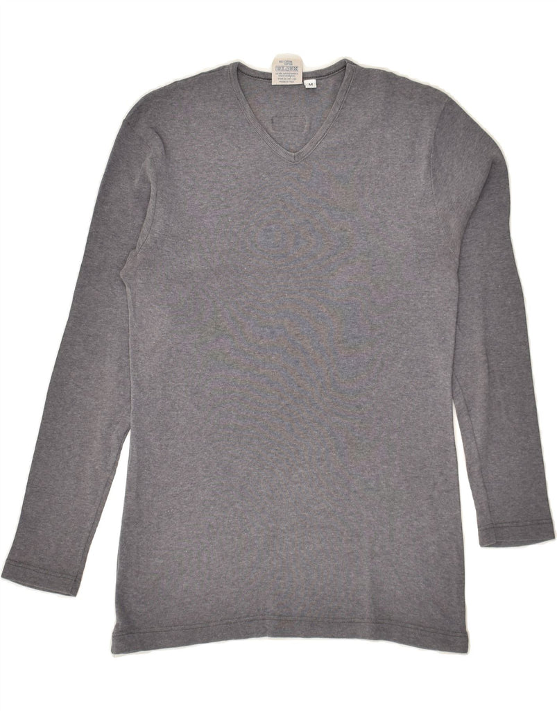 LEVI'S Womens Top Long Sleeve UK 12 Medium Grey Cotton Vintage Levi's and Second-Hand Levi's from Messina Hembry 