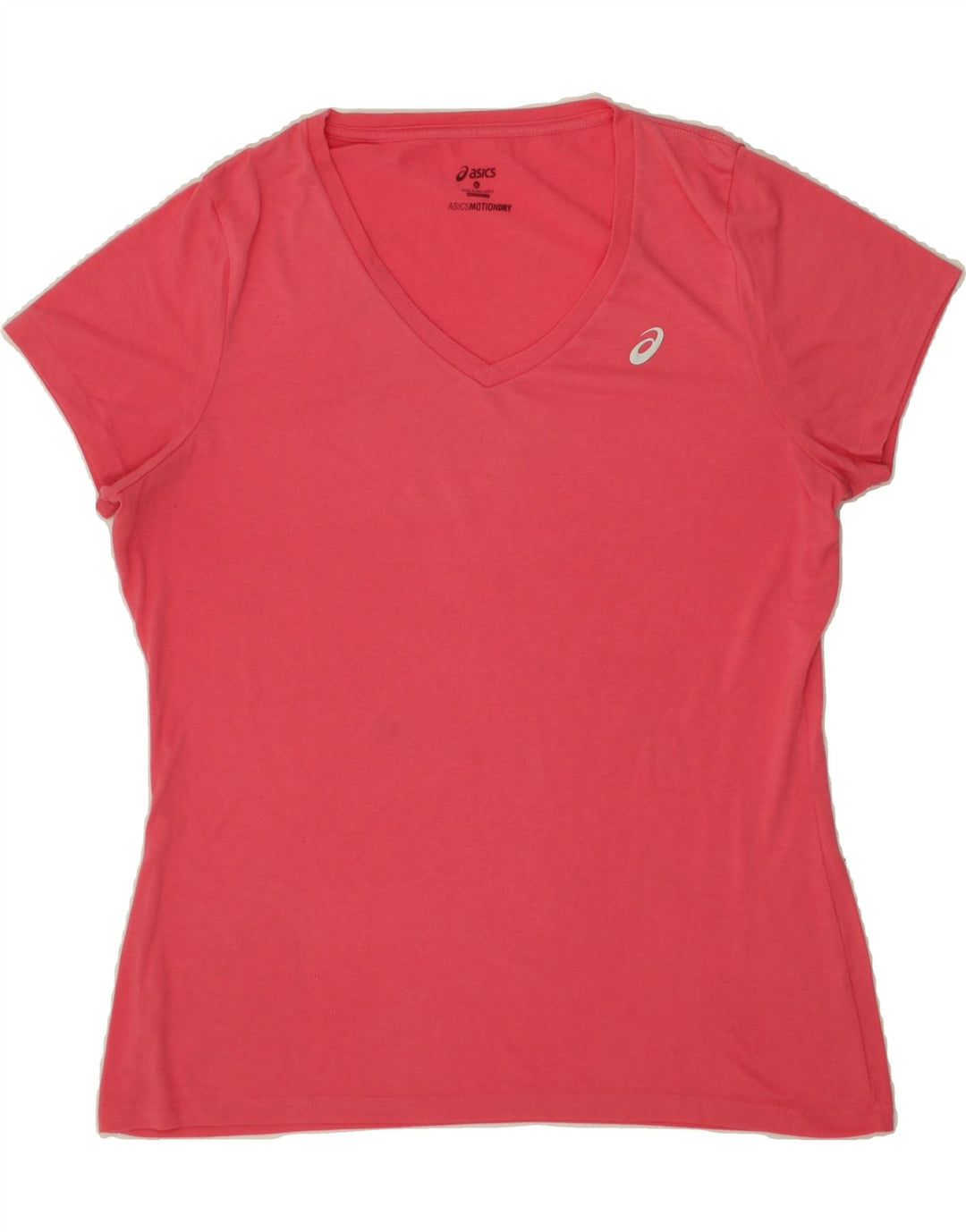 ASICS Womens T-Shirt Top UK 18 XL Red Vintage Asics and Second-Hand Asics from Messina Hembry 