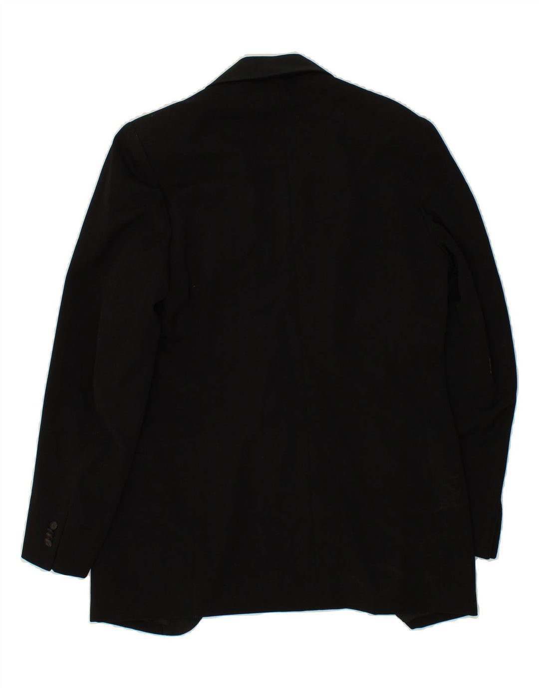 VINTAGE Mens 1 Button Blazer Jacket UK 36 Small Black Vintage Vintage and Second-Hand Vintage from Messina Hembry 