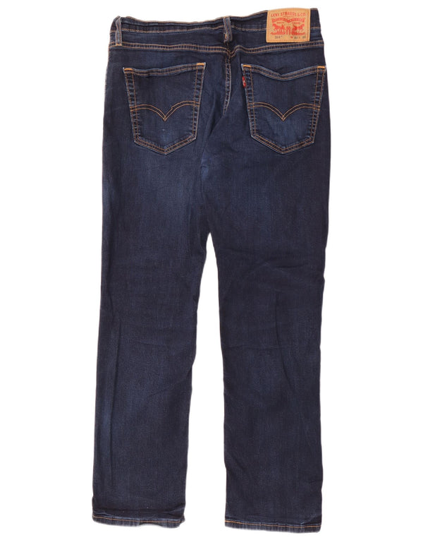 Levi's Mens 514 Straight Jeans W32 L30 Navy Blue Cotton