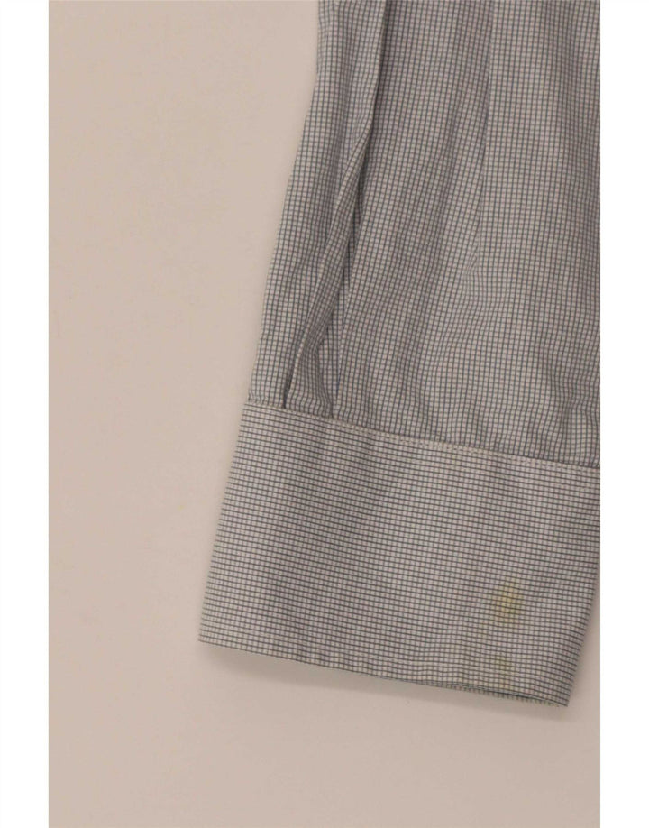 Superdry Mens Shirt 2XL White Gingham Cotton